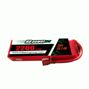 HD POWER 2200mAh 35C 2S 7.4V 리포 배터리